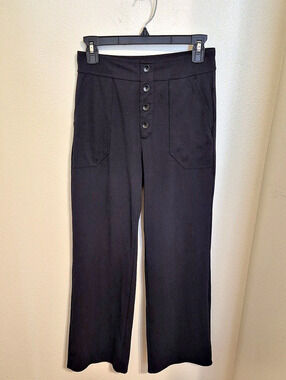 Semaro Straight Leg Pants in Black Size Small